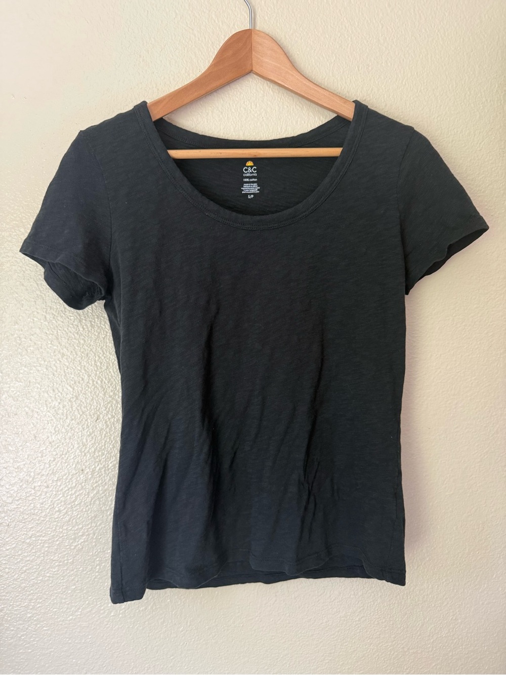 ❇️C&C California Black Short-Sleeve Scoop Neck Tee 2 for  $22❇️